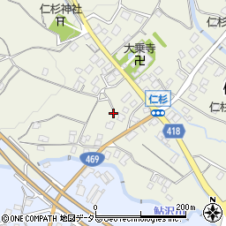 静岡県御殿場市仁杉762周辺の地図