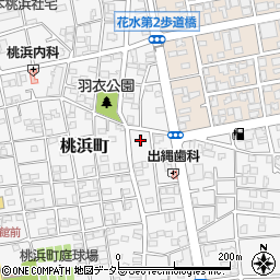 神奈川県平塚市桃浜町17-36周辺の地図