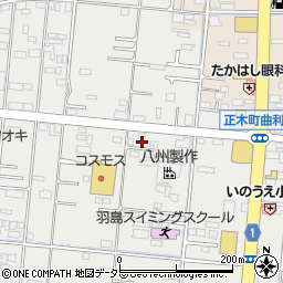 岐阜県羽島市竹鼻町狐穴1220周辺の地図