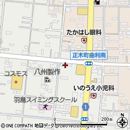 岐阜県羽島市竹鼻町狐穴1194周辺の地図