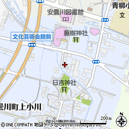 滋賀県高島市安曇川町上小川90周辺の地図