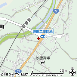 綾部警察署渕垣交番周辺の地図