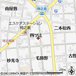 愛知県一宮市時之島四ツ辻44周辺の地図