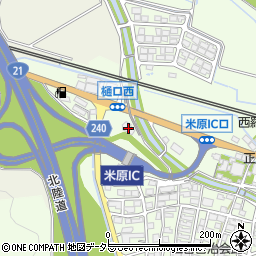 滋賀県米原市樋口270周辺の地図