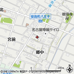 愛知県江南市安良町郷中48周辺の地図