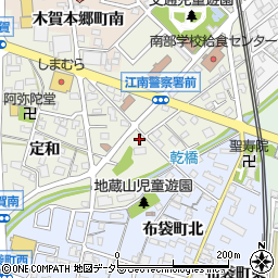 愛知県江南市木賀町大門197周辺の地図