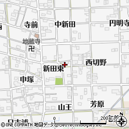 愛知県一宮市時之島新田東周辺の地図