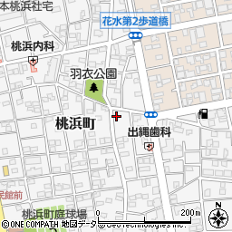 神奈川県平塚市桃浜町17-32周辺の地図