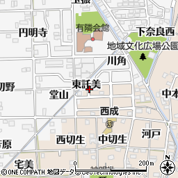 愛知県一宮市時之島東託美周辺の地図