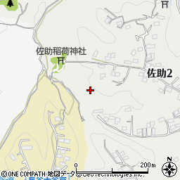 神奈川県鎌倉市佐助2丁目21周辺の地図