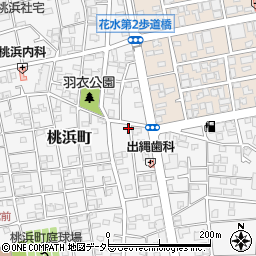 神奈川県平塚市桃浜町17-1周辺の地図