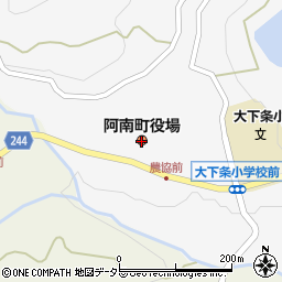 長野県阿南町（下伊那郡）周辺の地図