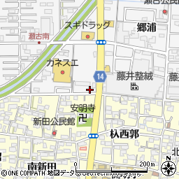 愛知県一宮市奥町田畑22周辺の地図