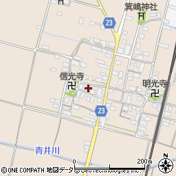 滋賀県高島市安曇川町三尾里433周辺の地図