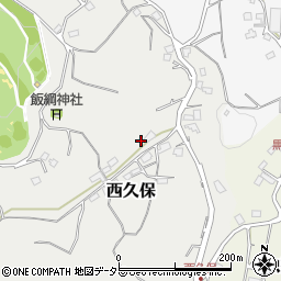 神奈川県中郡大磯町西久保周辺の地図