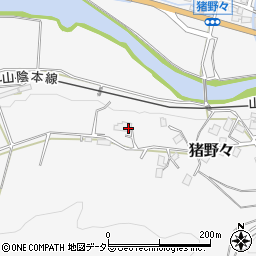 京都府福知山市猪野々147周辺の地図
