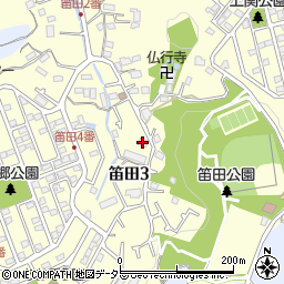 サラーム鎌倉２周辺の地図