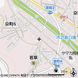 岐阜県多治見市京町周辺の地図