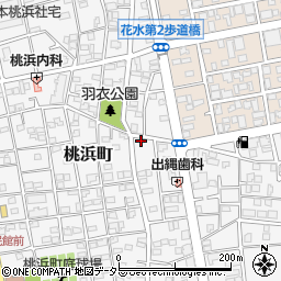 神奈川県平塚市桃浜町17-35周辺の地図