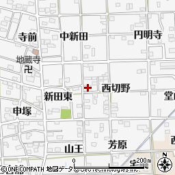 愛知県一宮市時之島西切野43周辺の地図