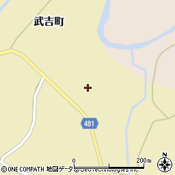 京都府綾部市武吉町（肥首）周辺の地図