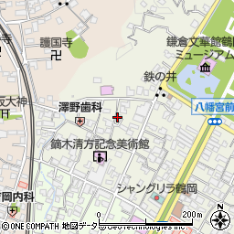 朝日新聞社鎌倉通信局周辺の地図