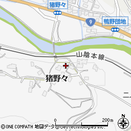 京都府福知山市猪野々102周辺の地図