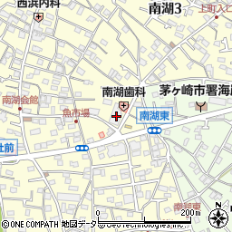 クリエイト薬局　茅ヶ崎南湖店周辺の地図