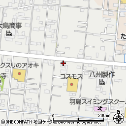 岐阜県羽島市竹鼻町狐穴1256周辺の地図
