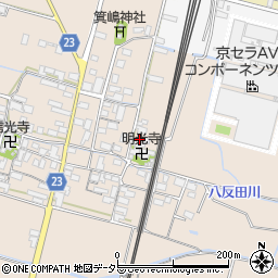 滋賀県高島市安曇川町三尾里681周辺の地図