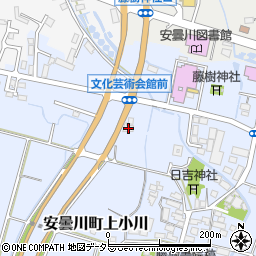 滋賀県高島市安曇川町上小川155周辺の地図