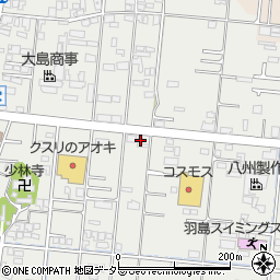 岐阜県羽島市竹鼻町狐穴1291周辺の地図