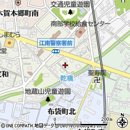 愛知県江南市木賀町大門212周辺の地図