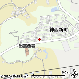 島根県出雲市神西新町50周辺の地図