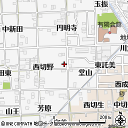 愛知県一宮市時之島西切野20周辺の地図