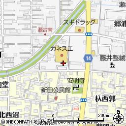 愛知県一宮市奥町田畑5-3周辺の地図
