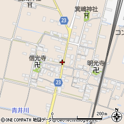 滋賀県高島市安曇川町三尾里418周辺の地図