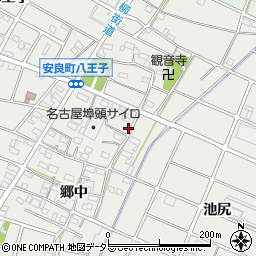 愛知県江南市安良町郷中26周辺の地図