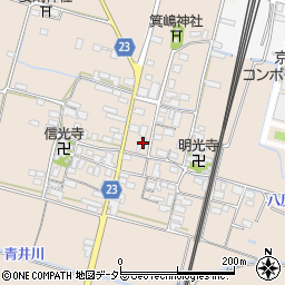 滋賀県高島市安曇川町三尾里544周辺の地図