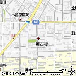 愛知県一宮市奥町加古穂周辺の地図