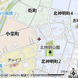 愛知県一宮市一宮（郷西）周辺の地図