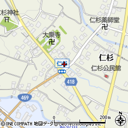 静岡県御殿場市仁杉837-2周辺の地図