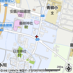 滋賀県高島市安曇川町上小川66周辺の地図