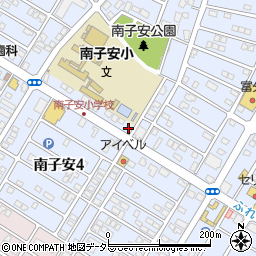 ほっともっと君津南子安店周辺の地図
