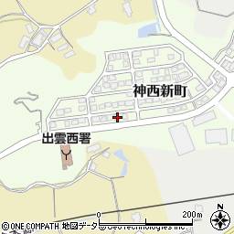 島根県出雲市神西新町52周辺の地図