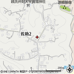 神奈川県鎌倉市佐助2丁目18-14周辺の地図