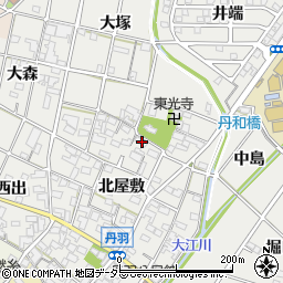 愛知県一宮市丹羽北屋敷1456周辺の地図