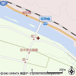 鳥取県西伯郡伯耆町荘789-1周辺の地図