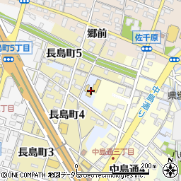 愛知県一宮市一宮中島裏周辺の地図
