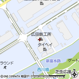 株式会社広田鉄工所　富津溶接工場周辺の地図